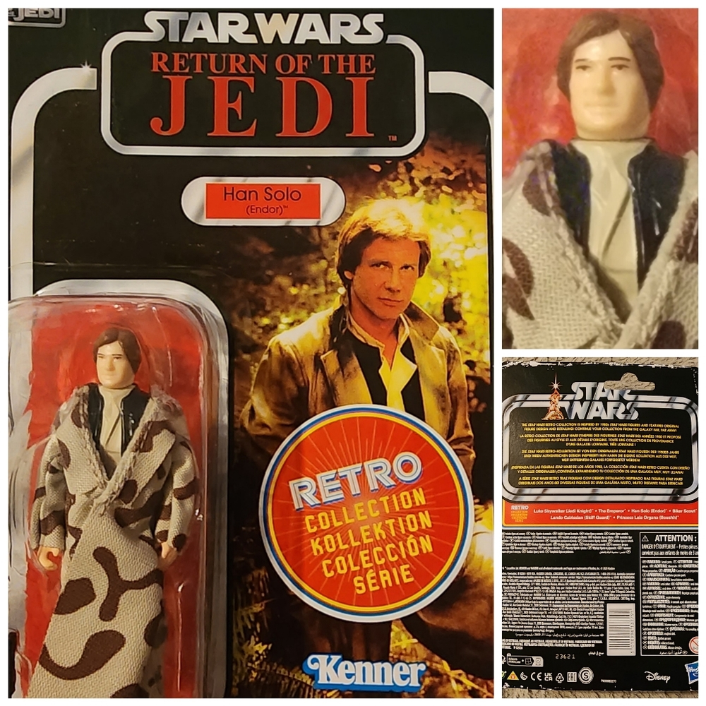 Star Wars Return of the Jedi Han Solo Endor Action Figure